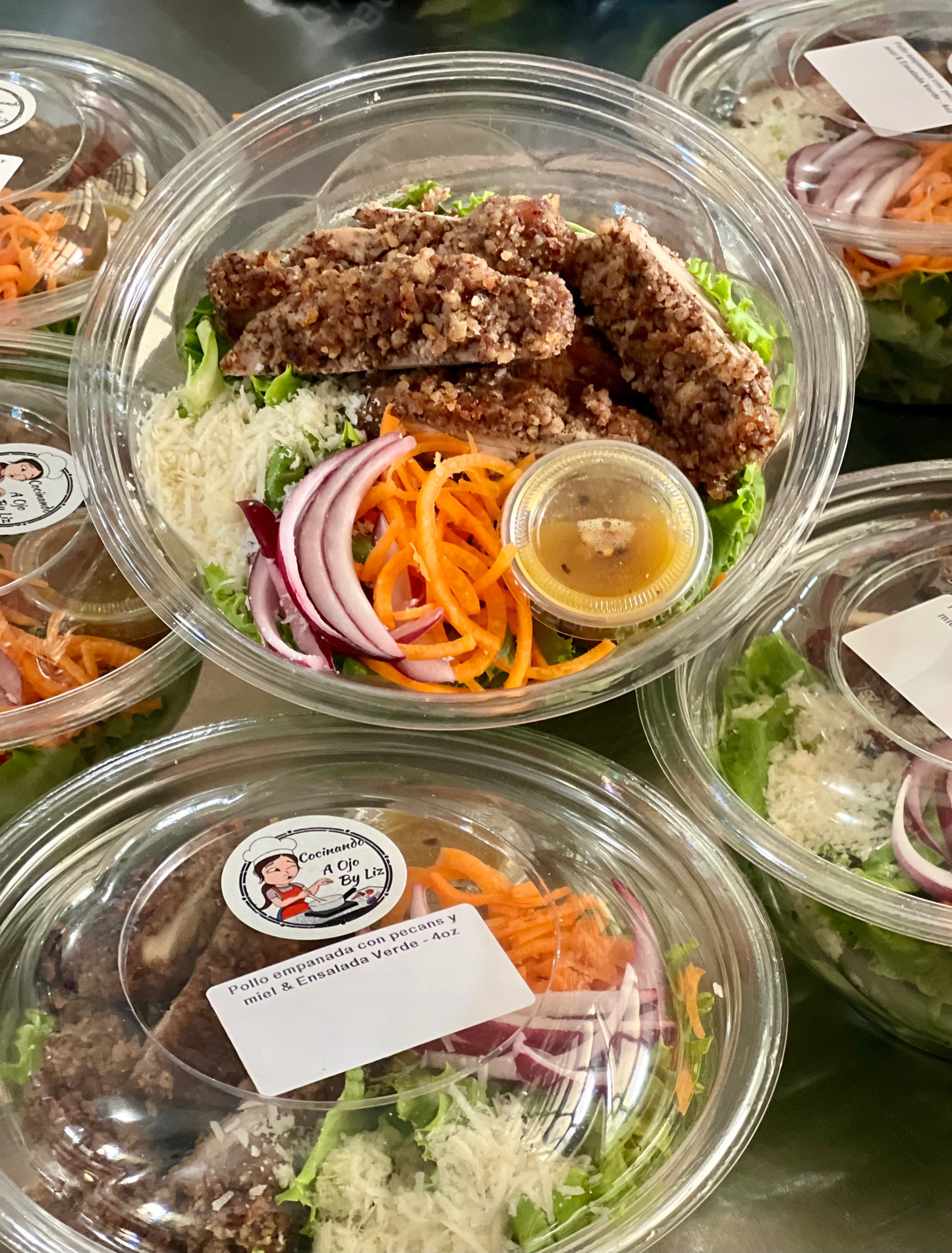 Honey Chicken Pecan Salad