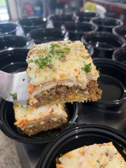 Piñana de pollo con Vegetales salteados