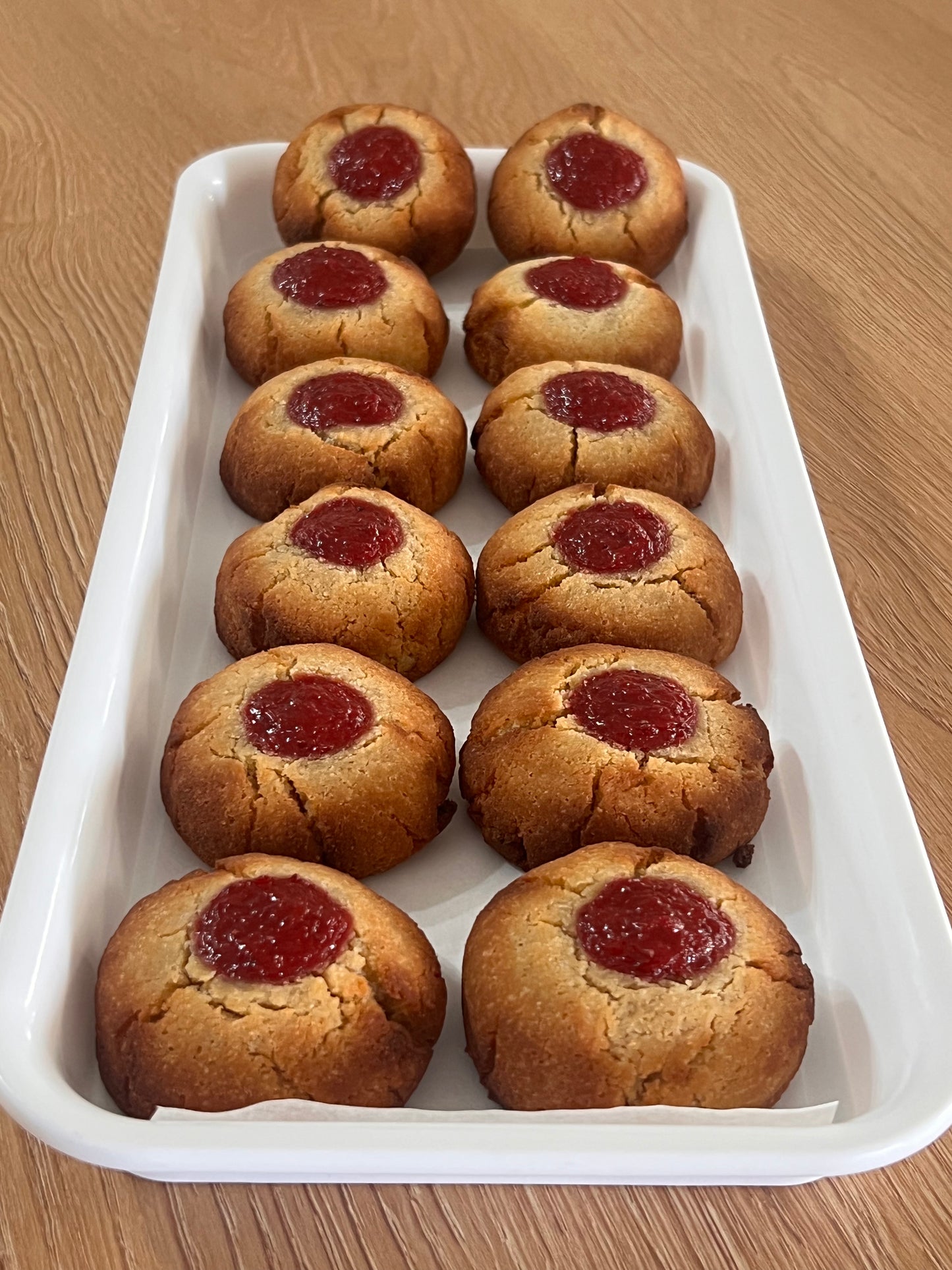 "Thumbprint" Cookie de Fresa