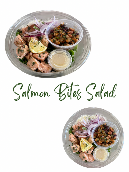 Salmon Bites Salad