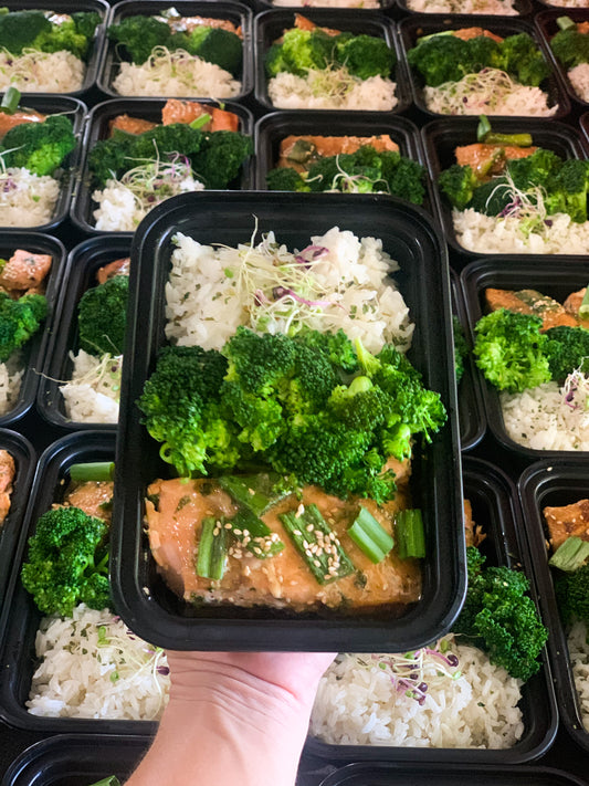 Salmón Teriyaki Bowl